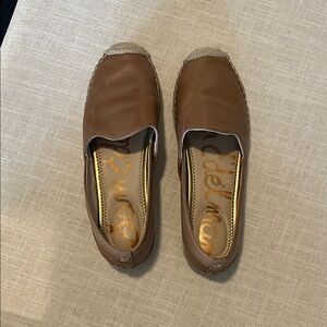Sam Edelman Tan Espadrille Slip-Ons